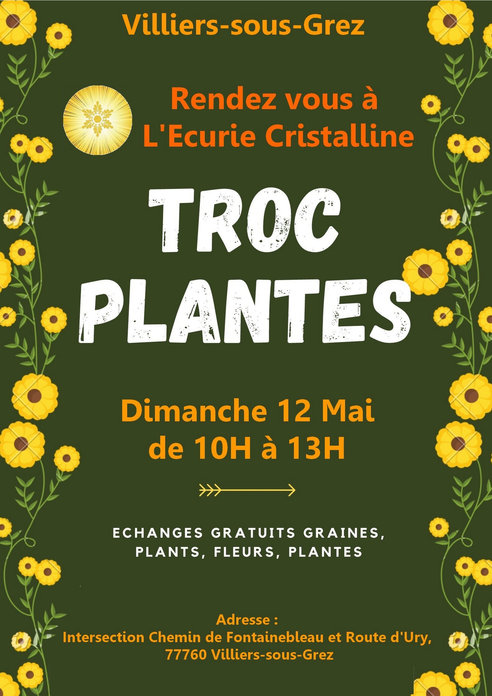 Troc de plantes @ Intersection Chemin de Fontainebleau et Route d'Ury