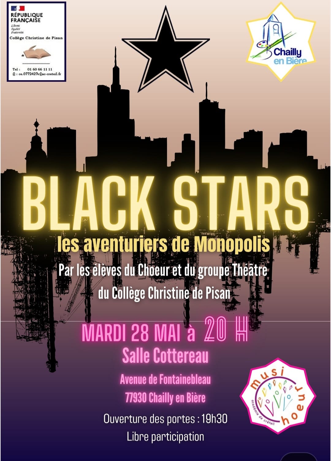 BLACK STARS @ salle COTTERREAU
