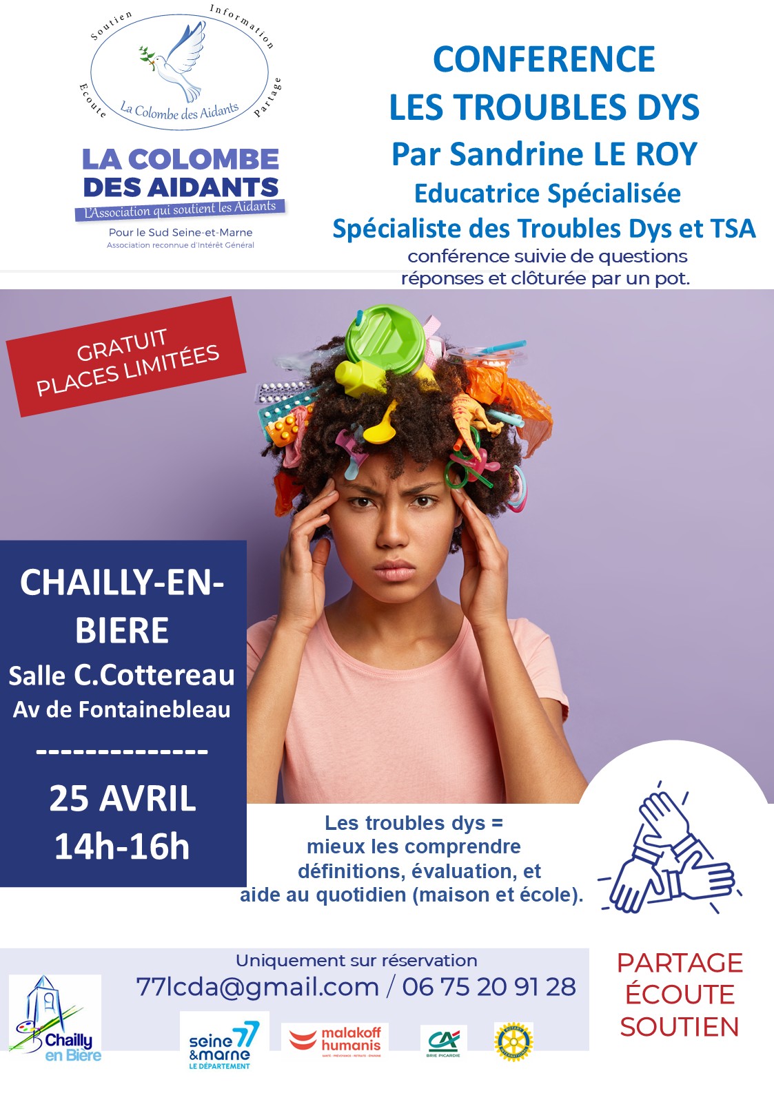 CONFÉRENCE TROUBLES DYS @ Salle C.COTTEREAU