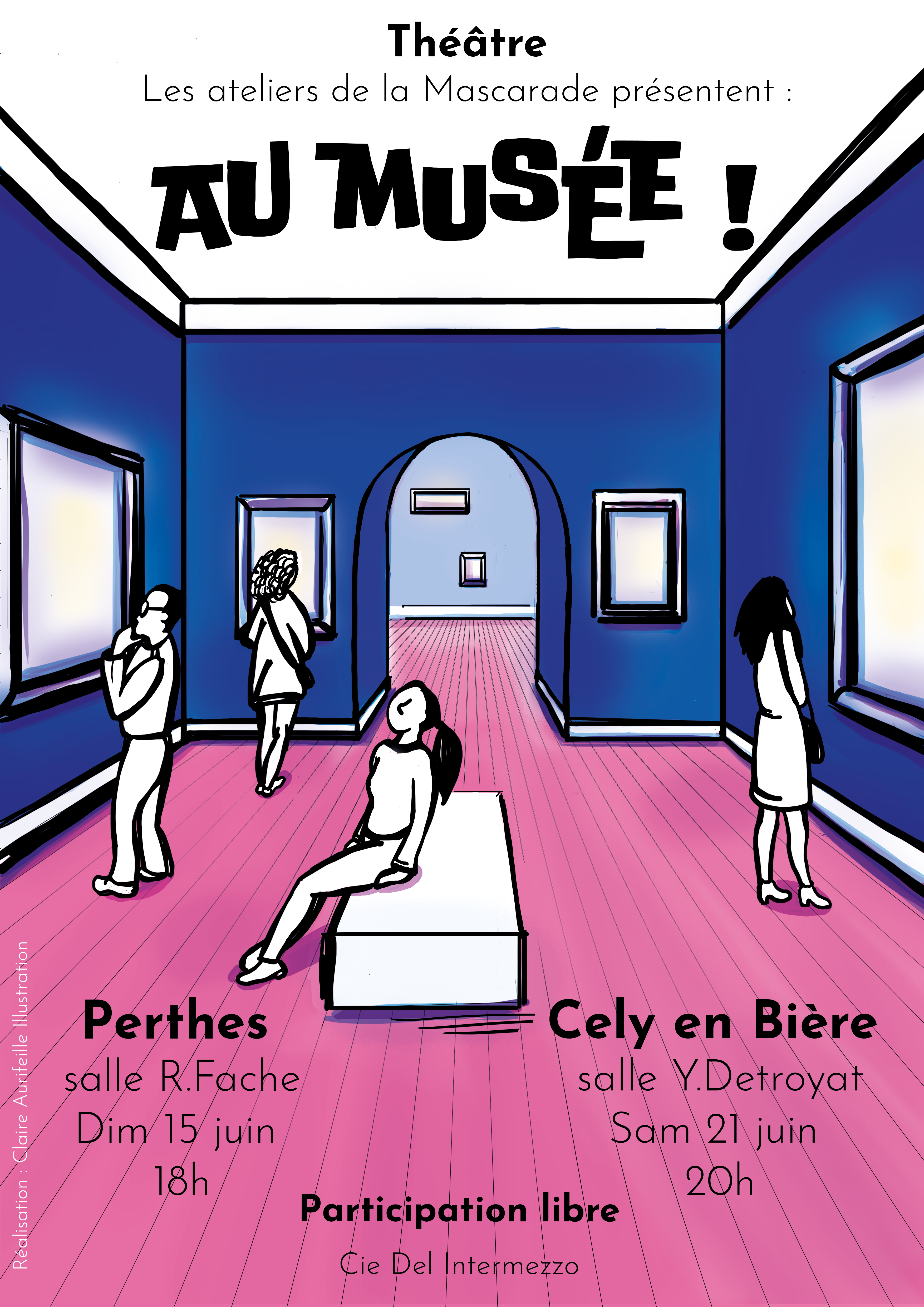 AU MUSÉE ! spectacle Les ateliers de la Mascarade @ Salle polyvalente Raymonde Fache
