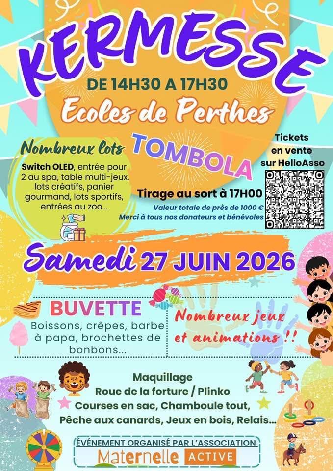 Kermesse Maternelle Active @ cour des écoles