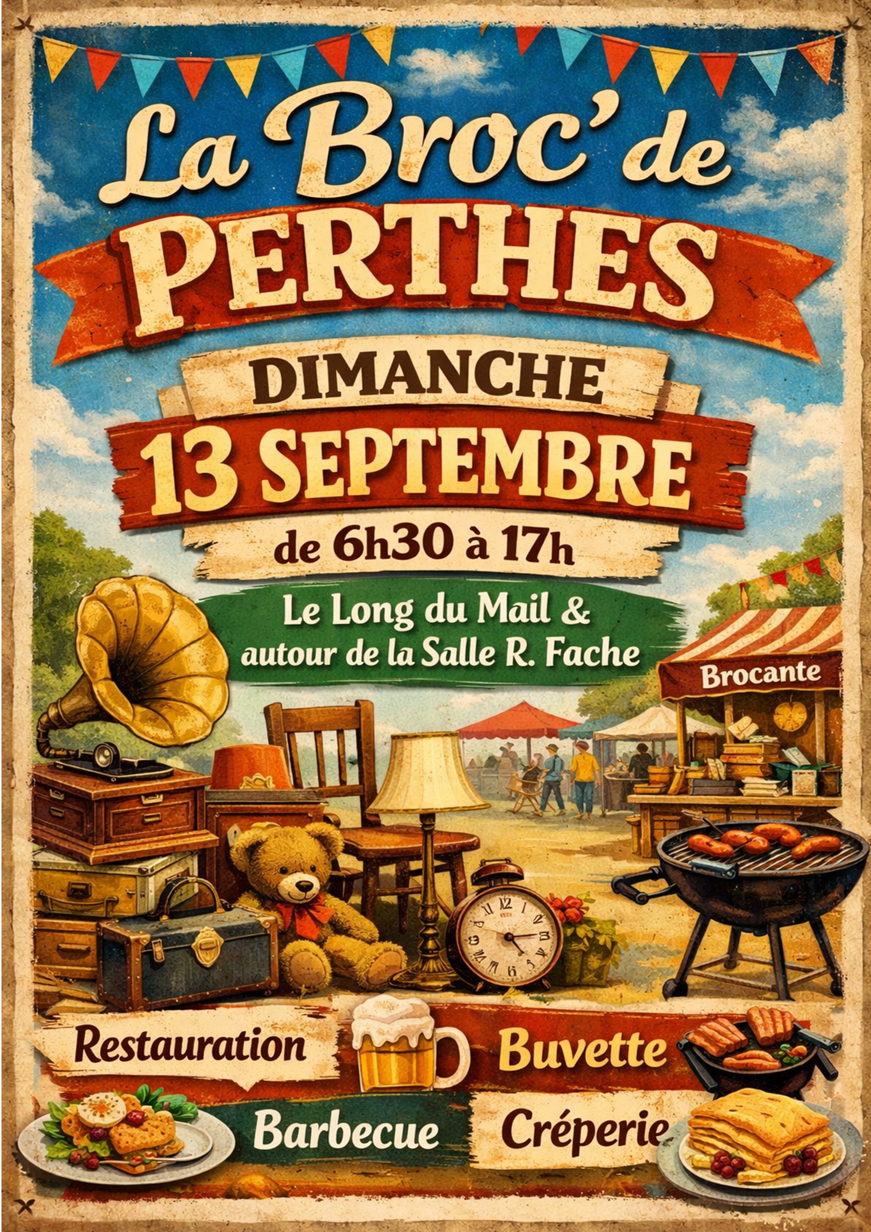 Broc'de Perthes @ sur le mail et la place