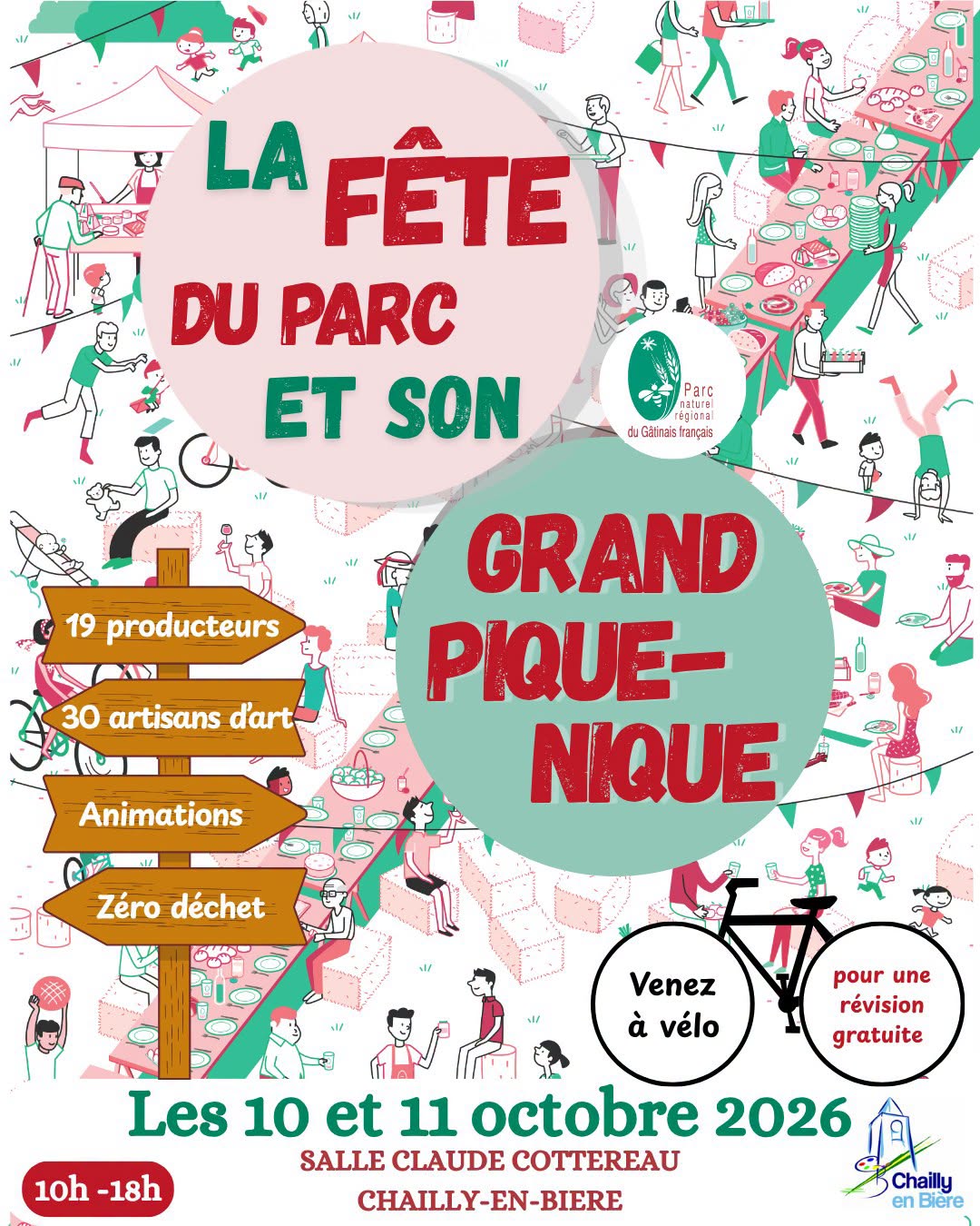La fête du Parc Naturel Régional du Gâtinais Français @ salle Cottereau