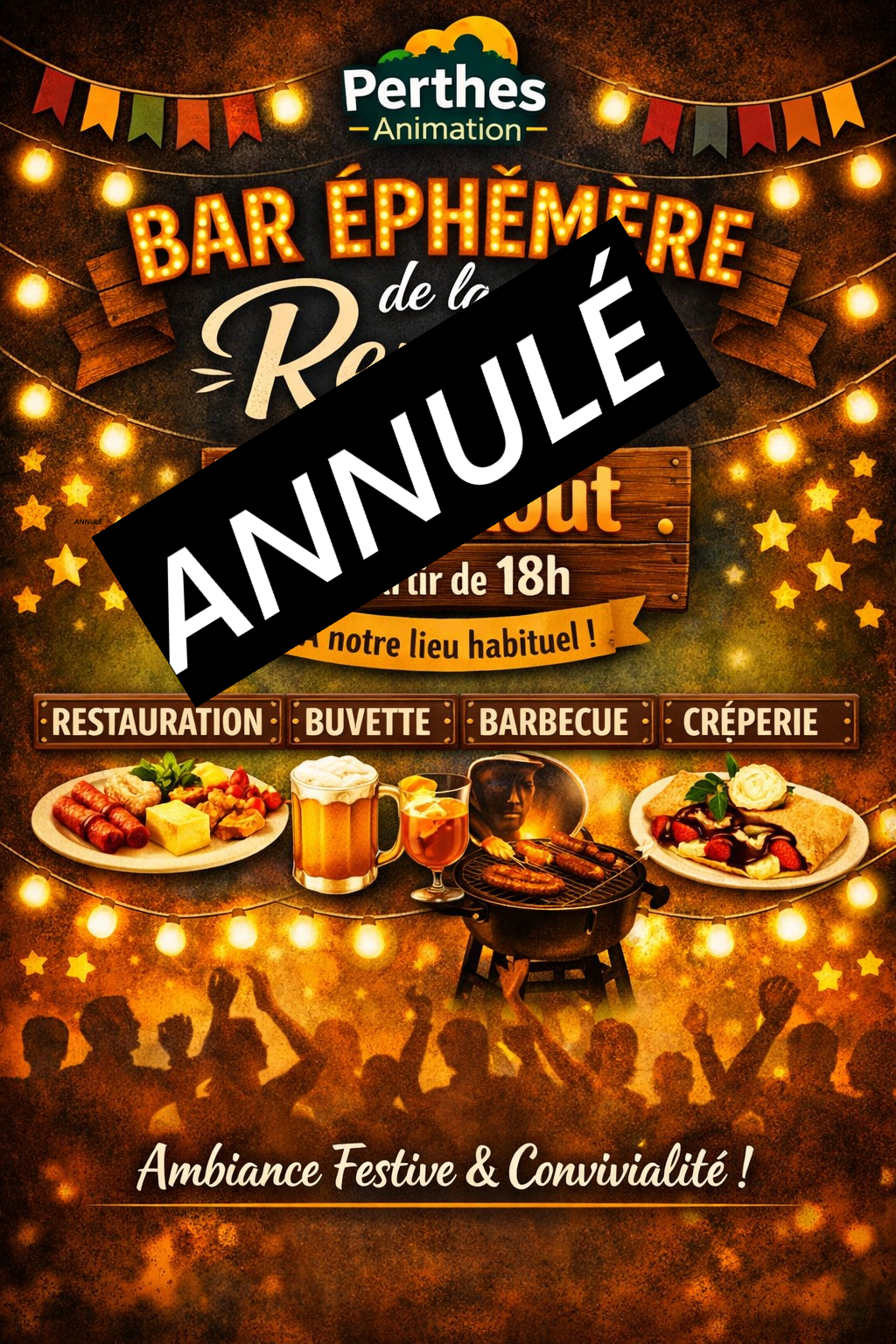 Bar éphémère de Perthes Animation - ANNULÉ @ sur la place